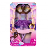 barbie dreamtopia baletka s kouzelnými světýlky – brunetka