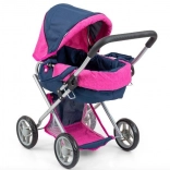 Dětský kočárek pro panenky Milly Mally Alice Prestige navy