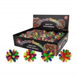 Svíticí skákací míček s ostny 8 cm