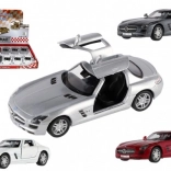 Model auta Mercedes-Benz SLS AMG 13cm na zpětné natažení