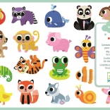 Samolepky pro nejmenší - Hravá zvířecí mláďátka