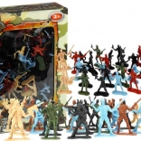 Velká sada vojenských figurín