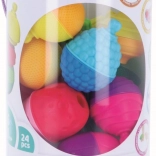 Trefl Stavebnice Lalaboom 5v1 Spojovací korále 24 dílů