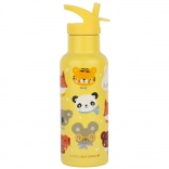 Nerezová láhev na pití Zvířecí Kamarádi 500 ml od A Little Lovely Company