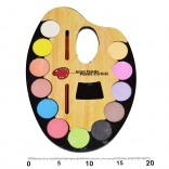 Vodové barvy paleta