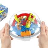 Teddies 3D hlavolamová koule – bludiště se 100 překážkami