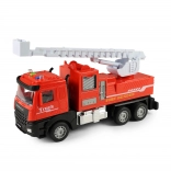 Hasičské auto se světlem a zvukem na setrvačník 25 cm