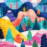 Puzzle Zimní paleta 1000 dílků