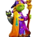 Nafukovací balónek Čarodějnice 63x115 cm