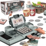 Dětská pokladna s váhou, skenerem a košíkem pro hru na obchod