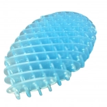 Antistresová fidget hračka modrá průhledná 5 cm