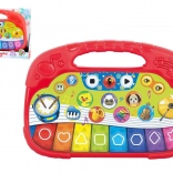 piánko zvířátka pro nejmenší se zvuky a melodiemi 25 cm