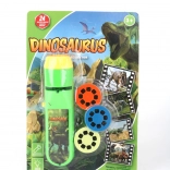 Baterka a projektor dinosaurus
