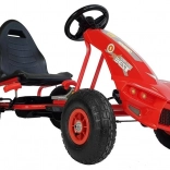 Šlapací motokára červená