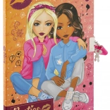 Diář se zámkem Besties