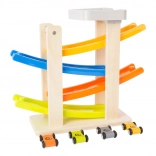 Klip klap dráha s 4 autíčky