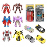 Transformační auto na robota 10 cm v plastové krabičce