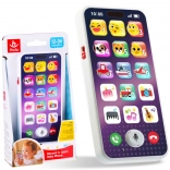 Interaktivní dětský smartphone s melodiemi a zvuky