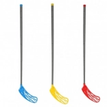 Florbalová hokejka zahnutá vlevo, 115 cm, plastová