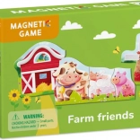 Magnetická hra přátelé z farmy Dodo