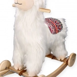 Houpací alpaka s kolečky