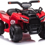 Dětský elektrický čtyřkolový mini quad JS320 červený