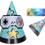 Párty kloboučky HRA 15 cm (6 ks)