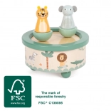 Dřevěná hrací skříňka Safari small foot