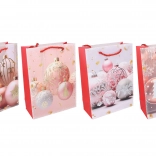 Dárková taška vánoční M 26 × 32 × 10 cm