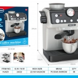 Dětský kávovar se světly a zvuky – šedý