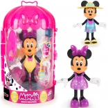 Disney Minnie Mouse plážová mini panenka se skříní a oblečky