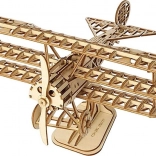 Dřevěná 3D skládačka Historické letadlo