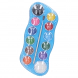 Vodové barvy - sada 12 barev + štětec