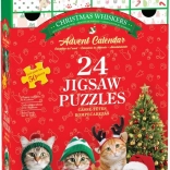 Adventní kalendář puzzle Vánoční vousky