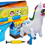 Velká nafukovací vodní pistole Jednorožec