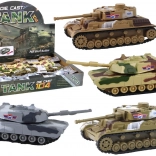 Hliníkový tank s třecím pohonem různé barvy