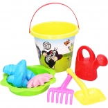 Sada na písek Krtek – velký žlutý kyblík 3,5 l