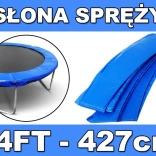 Ochranný límec na pružiny pro zahradní trampolínu 427 cm (14 ft) – modrý