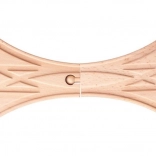 Železniční rozjezd X pro dřevěné vláčkodráhy