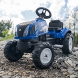 Falk šlapací traktor New Holland s přívěsem a otevírací kapotou od 2 let