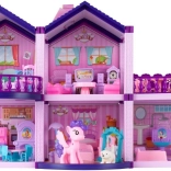 Domeček pro panenky a poníky Villa s koníčky 38,5 cm