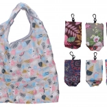 Skládací látková taška s karabinou