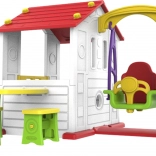 Domek zahradní pro děti 3v1 červená střecha