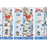 dočasná tetování pro kluky, sada 36 ks