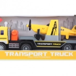 Kamion s letadlem na baterie se světly a zvuky