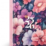 Notique 18měsíční diář Petito Kytice 2025-2026