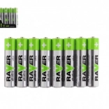 Alkalické baterie AAA 1,5 V – 8 ks RAVER