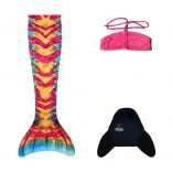 Syrení ocas Aquaris Coral S s monoplavkou a bikini