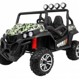 Dětské terénní vozítko Grand Buggy 4x4 s kamufláží, LED svícením a rádiem MP3