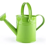 Kovová zelená konvička WOODY pro děti